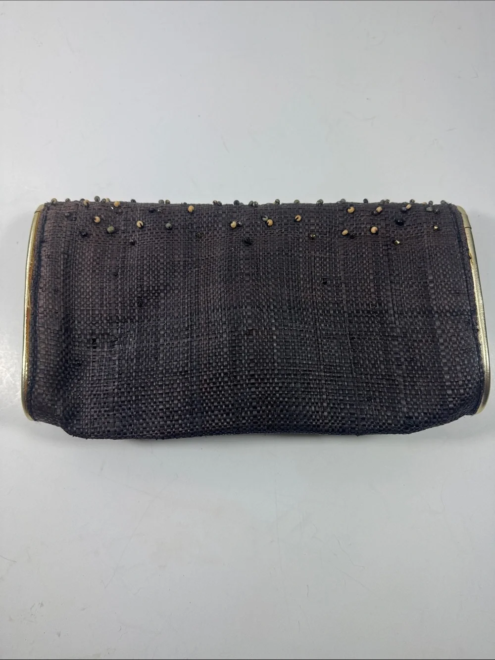 Adrienne Vittadini Beaded Evening Clutch - Designer Style